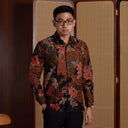 Warubi - Mandalas Kemeja Batik Pria Premium Lengan Panjang - Mandalas