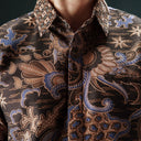 Wetan - Mandalas Kemeja Batik Pria Premium Lengan Panjang - Mandalas