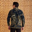 Winaraga - Mandalas Premium Men's Long Sleeve Batik Shirt - Mandalas