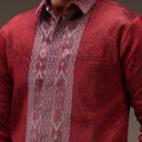Wirabhumi - Mandalas Kemeja Tenun Pria Songket Handmade Lengan Panjang Premium - Mandalas