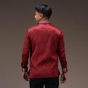 Wirabhumi - Mandalas Kemeja Tenun Pria Songket Handmade Lengan Panjang Premium - Mandalas