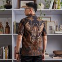 Wirabuana - Mandalas Kemeja Batik Pria Premium Lengan Pendek - Mandalas