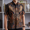 Wirabuana - Mandalas Kemeja Batik Pria Premium Lengan Pendek - Mandalas