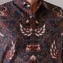 Wudari - Mandalas Premium Men's Short Sleeve Batik Shirt - Mandalas