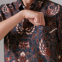 Wudari - Mandalas Premium Men's Short Sleeve Batik Shirt - Mandalas