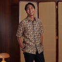 Wukana - Mandalas Kemeja Batik Pria Premium Lengan Pendek - Mandalas