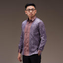Wungu - Mandalas Kemeja Tenun Pria Songket Handmade Lengan Panjang Premium - Mandalas