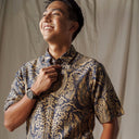 Wuranu - Mandalas Kemeja Batik Pria Lengan Pendek - Mandalas