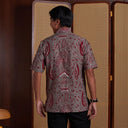 Wurlet - Mandalas Kemeja Batik Pria Premium Lengan Pendek - Mandalas