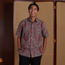 Wurlet - Mandalas Kemeja Batik Pria Premium Lengan Pendek - Mandalas