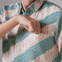 Yafani - Mandalas Premium Men's Short Sleeve Batik Shirt - Mandalas
