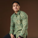 Zelena - Mandalas Kemeja Batik Pria Premium Lengan Panjang - Mandalas