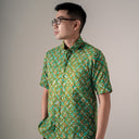 Zelena - Mandalas Kemeja Batik Pria Premium Lengan Pendek - Mandalas