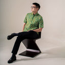 Zelena - Mandalas Kemeja Batik Pria Premium Lengan Pendek - Mandalas